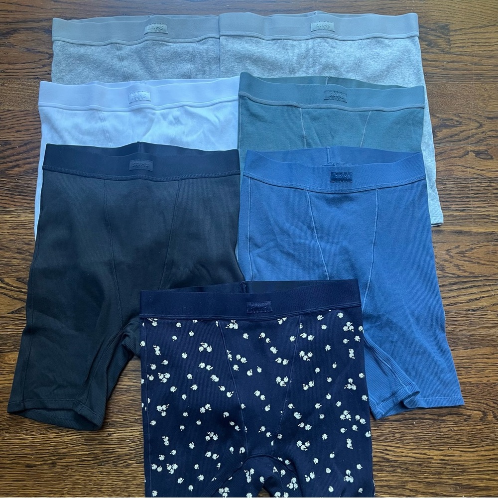 Bundle of 7 Skims - Cotton Rib Boxer